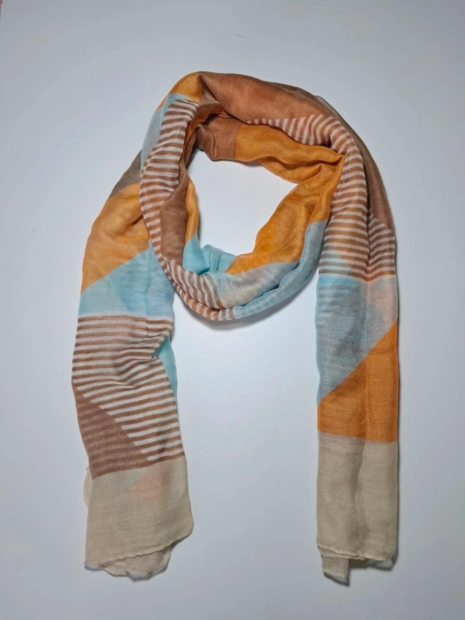 🧣 Lichte sjaal in warme tinten 🧣 – photo 2